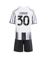Juventus Jonathan David #30 Domácí dres pro děti 2025-26 Krátký Rukáv (+ trenýrky)